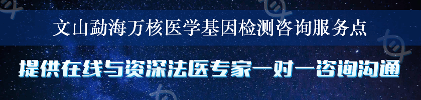 文山勐海万核医学基因检测咨询服务点